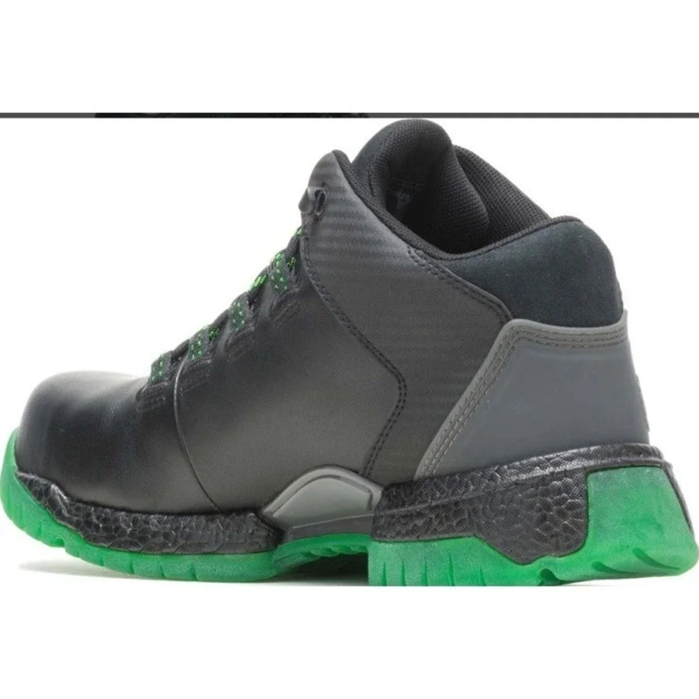 (B7/45)HYTEST FOOTRESTS 2.0 Trainer Size 10.5 Black K21109 Safety Toe Work Boots